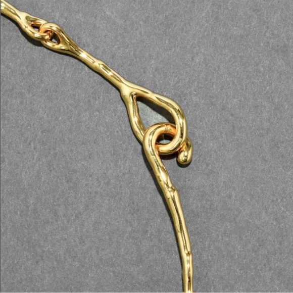 ALEXIS BITTAR Solanales Gold Crystal Intertwined Necklace - Picture 5 of 11